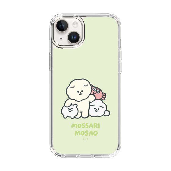 Slim Protection Case［ Mossari Mosao - Everyone Together - Green ］