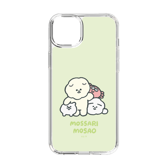 Slim Protection Case［ Mossari Mosao - Everyone Together - Green ］