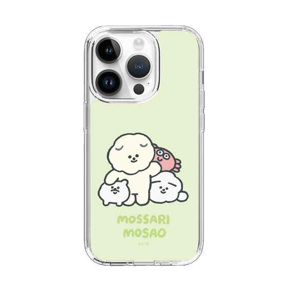Slim Protection Case［ Mossari Mosao - Everyone Together - Green ］