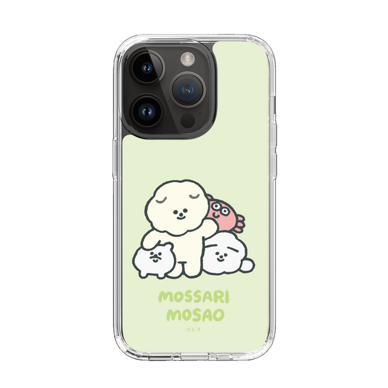 Slim Protection Case［ Mossari Mosao - Everyone Together - Green ］