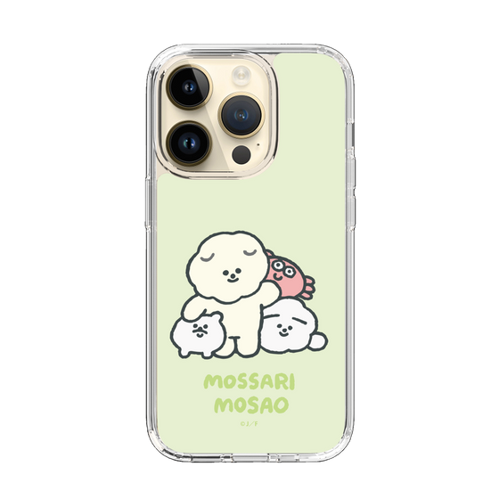 Slim Protection Case［ Mossari Mosao - Everyone Together - Green ］
