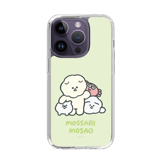 Slim Protection Case［ Mossari Mosao - Everyone Together - Green ］