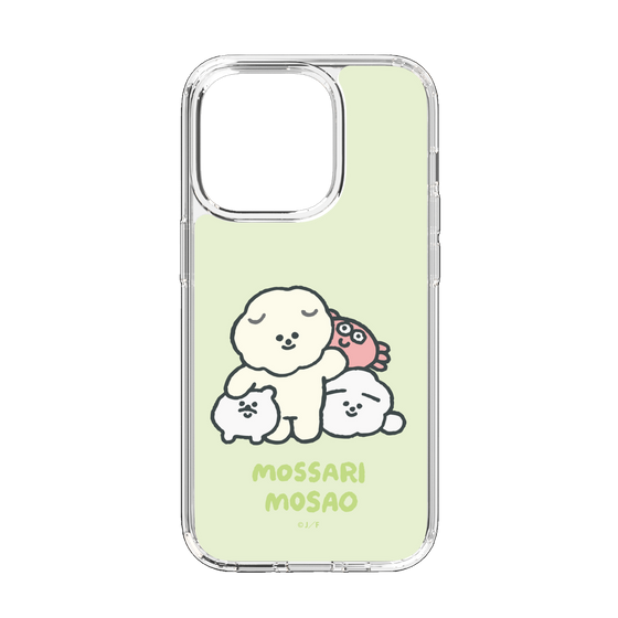 Slim Protection Case［ Mossari Mosao - Everyone Together - Green ］