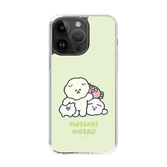 Slim Protection Case［ Mossari Mosao - Everyone Together - Green ］