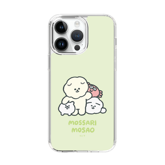 Slim Protection Case［ Mossari Mosao - Everyone Together - Green ］