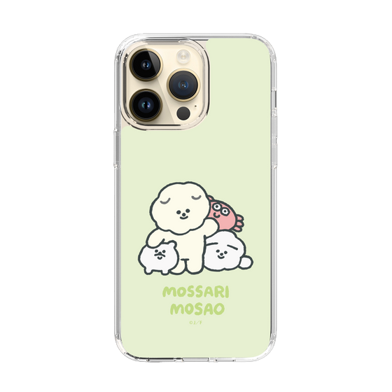 Slim Protection Case［ Mossari Mosao - Everyone Together - Green ］