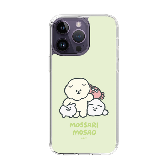 Slim Protection Case［ Mossari Mosao - Everyone Together - Green ］