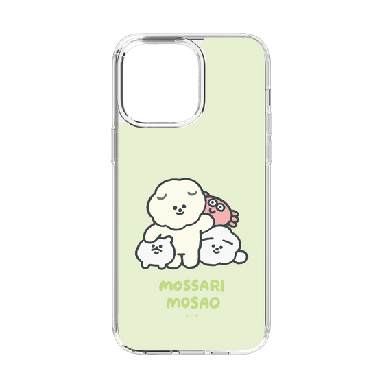Slim Protection Case［ Mossari Mosao - Everyone Together - Green ］