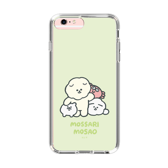 Slim Protection Case［ Mossari Mosao - Everyone Together - Green ］