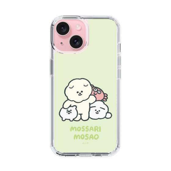 Slim Protection Case［ Mossari Mosao - Everyone Together - Green ］