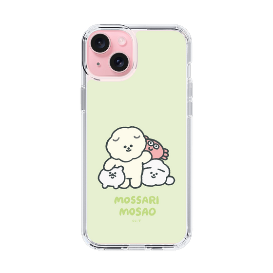 Slim Protection Case［ Mossari Mosao - Everyone Together - Green ］