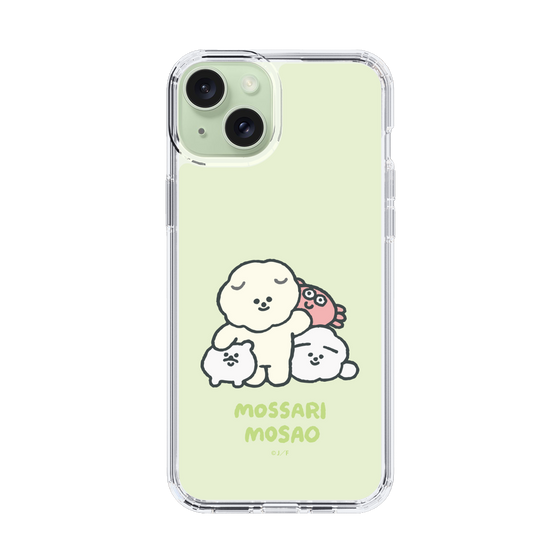 Slim Protection Case［ Mossari Mosao - Everyone Together - Green ］