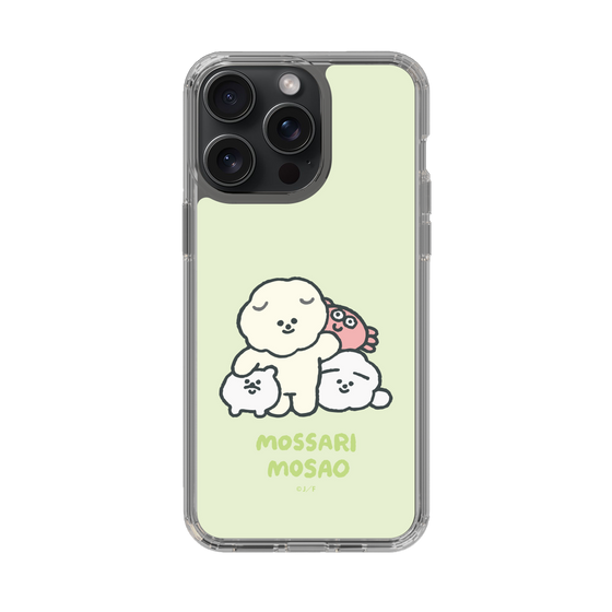 Slim Protection Case［ Mossari Mosao - Everyone Together - Green ］