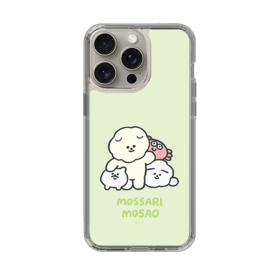 Slim Protection Case［ Mossari Mosao - Everyone Together - Green ］