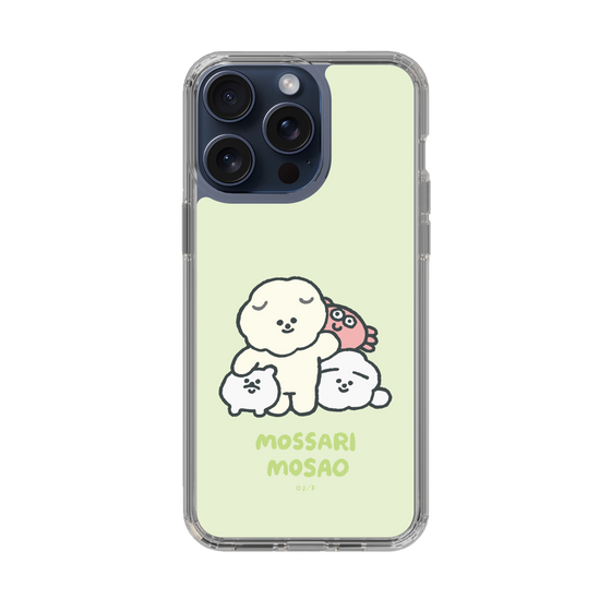 Slim Protection Case［ Mossari Mosao - Everyone Together - Green ］