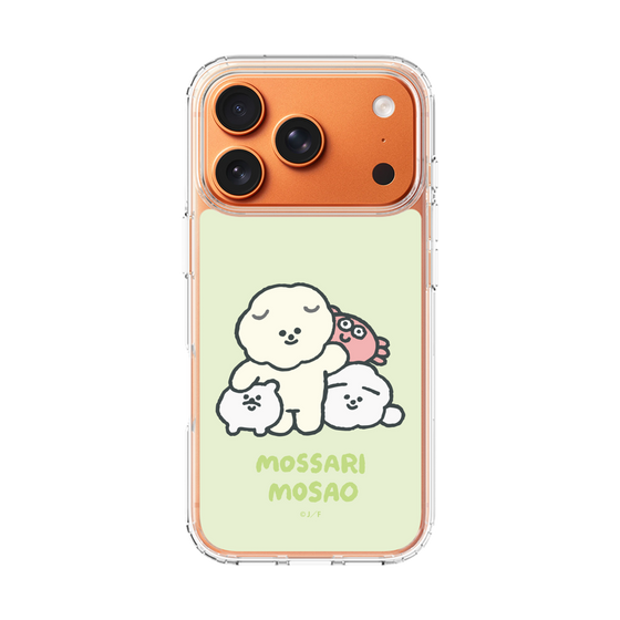 Slim Protection Case［ Mossari Mosao - Everyone Together - Green ］
