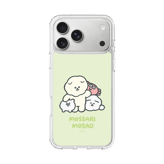 Slim Protection Case［ Mossari Mosao - Everyone Together - Green ］