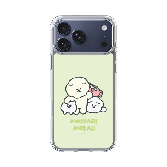 Slim Protection Case［ Mossari Mosao - Everyone Together - Green ］