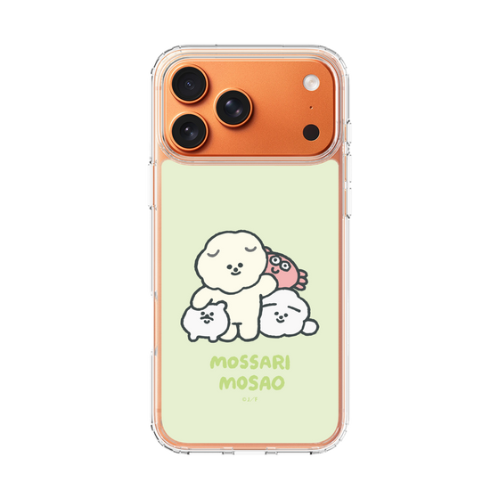 Slim Protection Case［ Mossari Mosao - Everyone Together - Green ］