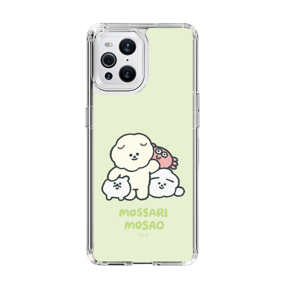Slim Protection Case［ Mossari Mosao - Everyone Together - Green ］
