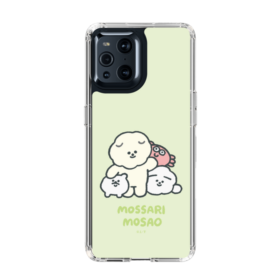 Slim Protection Case［ Mossari Mosao - Everyone Together - Green ］