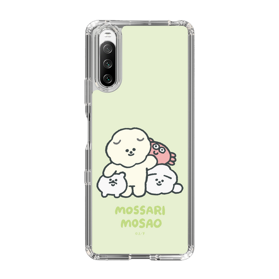 Slim Protection Case［ Mossari Mosao - Everyone Together - Green ］