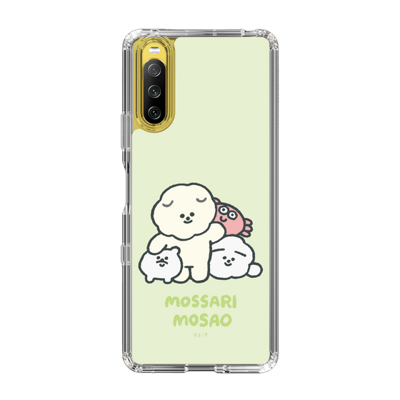 Slim Protection Case［ Mossari Mosao - Everyone Together - Green ］