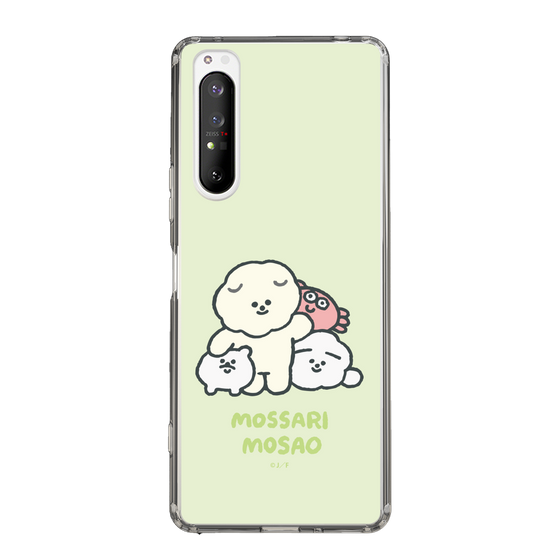 Slim Protection Case［ Mossari Mosao - Everyone Together - Green ］