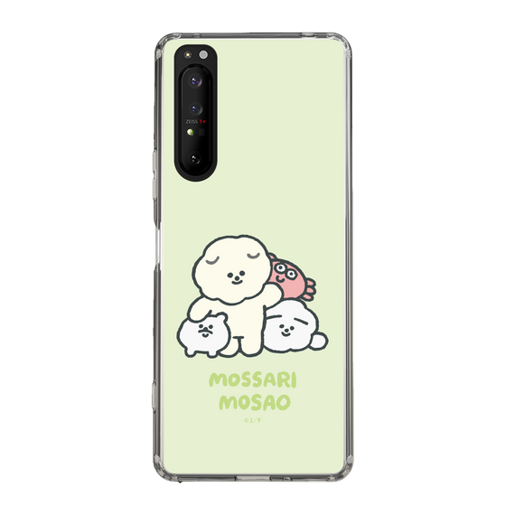 Slim Protection Case［ Mossari Mosao - Everyone Together - Green ］
