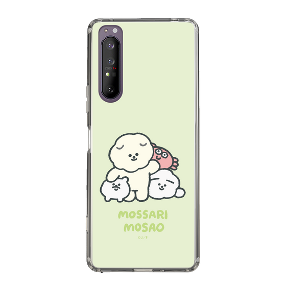Slim Protection Case［ Mossari Mosao - Everyone Together - Green ］