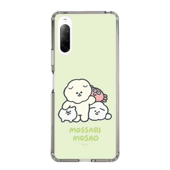 Slim Protection Case［ Mossari Mosao - Everyone Together - Green ］