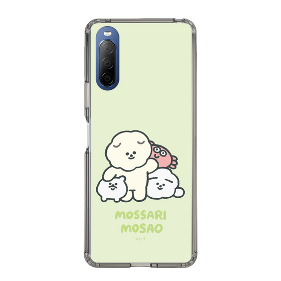 Slim Protection Case［ Mossari Mosao - Everyone Together - Green ］