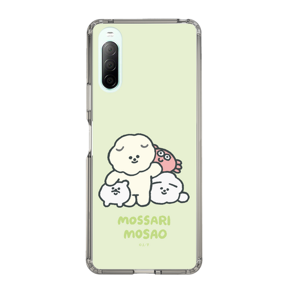 Slim Protection Case［ Mossari Mosao - Everyone Together - Green ］