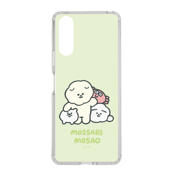 Slim Protection Case［ Mossari Mosao - Everyone Together - Green ］