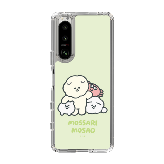 Slim Protection Case［ Mossari Mosao - Everyone Together - Green ］