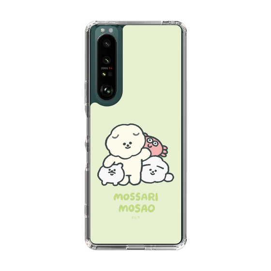 Slim Protection Case［ Mossari Mosao - Everyone Together - Green ］