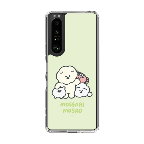 Slim Protection Case［ Mossari Mosao - Everyone Together - Green ］