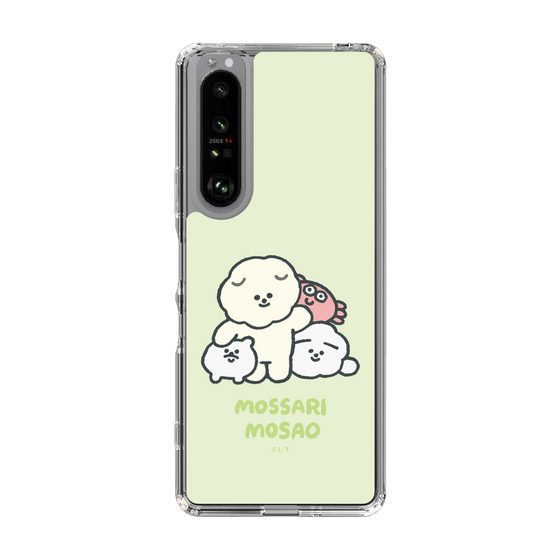 Slim Protection Case［ Mossari Mosao - Everyone Together - Green ］