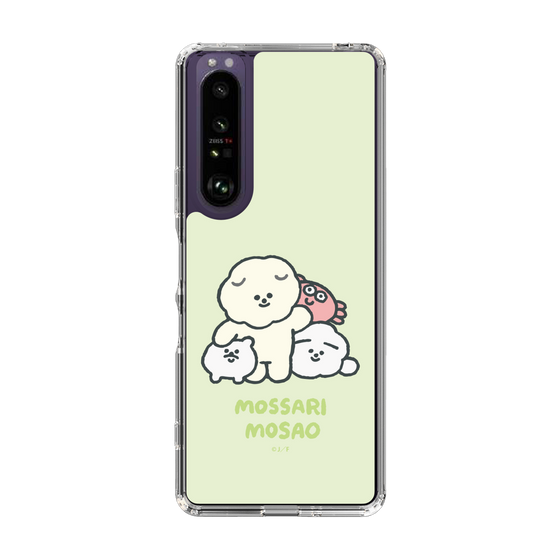 Slim Protection Case［ Mossari Mosao - Everyone Together - Green ］