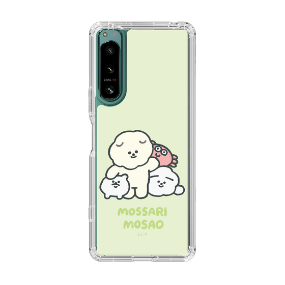 Slim Protection Case［ Mossari Mosao - Everyone Together - Green ］
