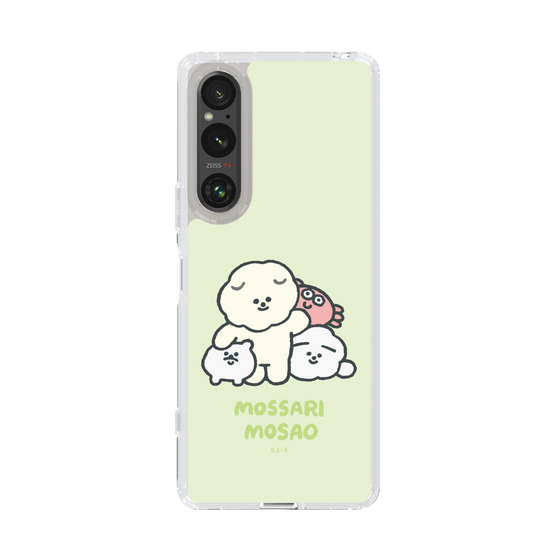 Slim Protection Case［ Mossari Mosao - Everyone Together - Green ］