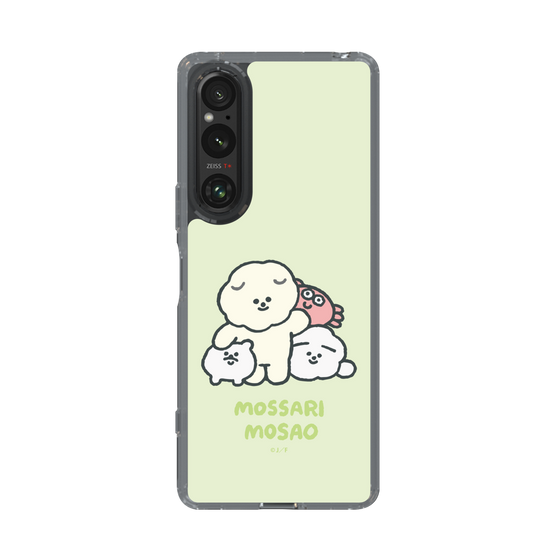 Slim Protection Case［ Mossari Mosao - Everyone Together - Green ］