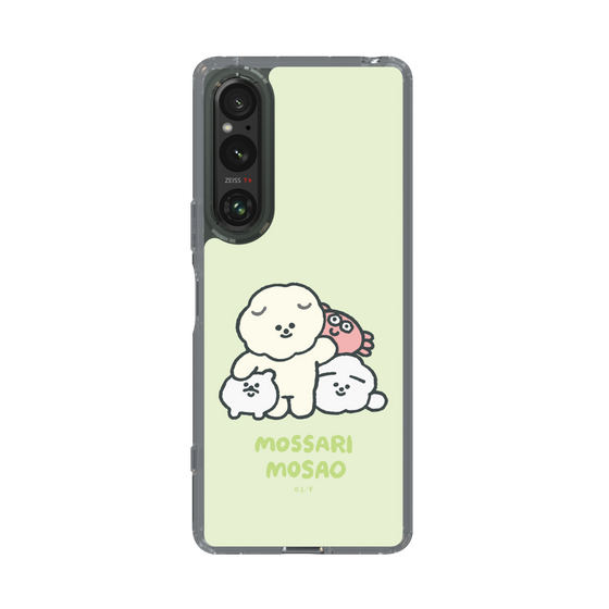 Slim Protection Case［ Mossari Mosao - Everyone Together - Green ］
