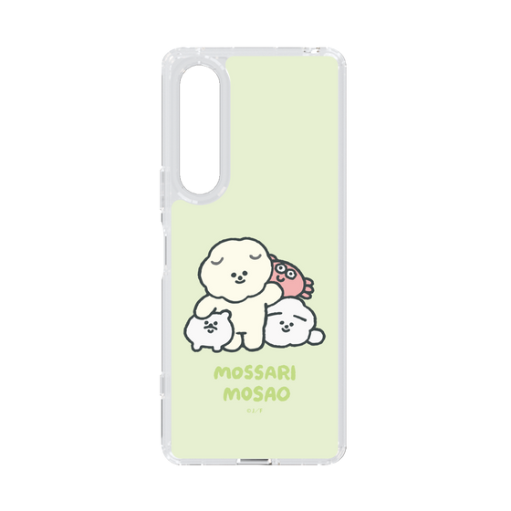 Slim Protection Case［ Mossari Mosao - Everyone Together - Green ］
