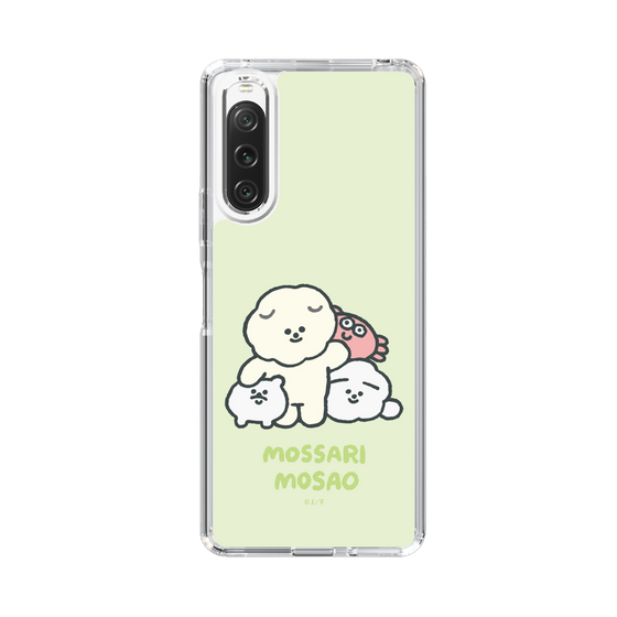 Slim Protection Case［ Mossari Mosao - Everyone Together - Green ］