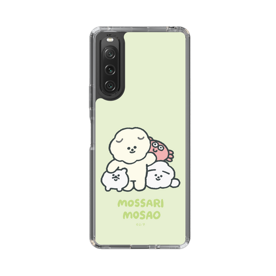 Slim Protection Case［ Mossari Mosao - Everyone Together - Green ］