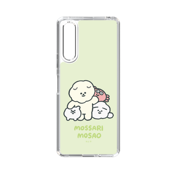 Slim Protection Case［ Mossari Mosao - Everyone Together - Green ］