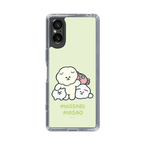 Slim Protection Case［ Mossari Mosao - Everyone Together - Green ］