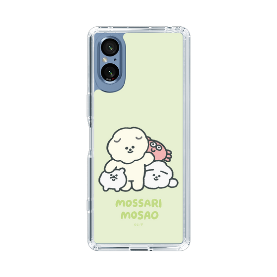 Slim Protection Case［ Mossari Mosao - Everyone Together - Green ］