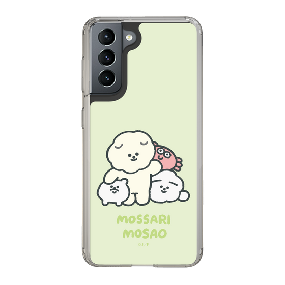 Slim Protection Case［ Mossari Mosao - Everyone Together - Green ］